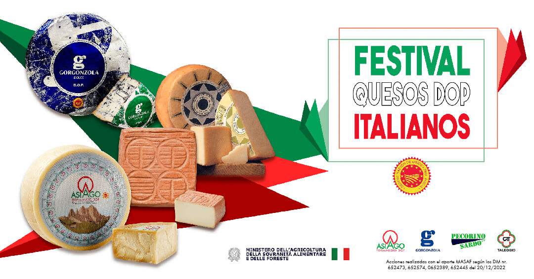 SUCCESSO DEL GORGONZOLA DOP IN SPAGNA CON ASIAGO DOP, PECORINO SARDO DOP E TALEGGIO DOP
